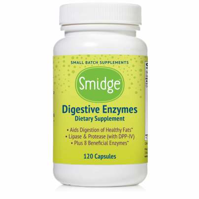 Smidge™ Digestive Enzymes - Comfy Digestion - Lipase & Protease 120 capsules