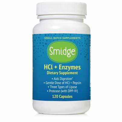 Smidge™ HCl + Enzymes - Digestion 120 capsules