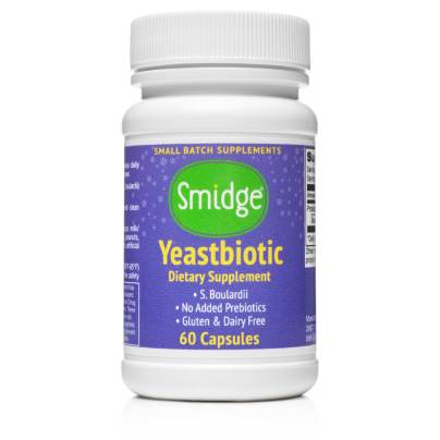 Smidge™ Yeastbiotic - Probiotic - Gut health 60 capsules