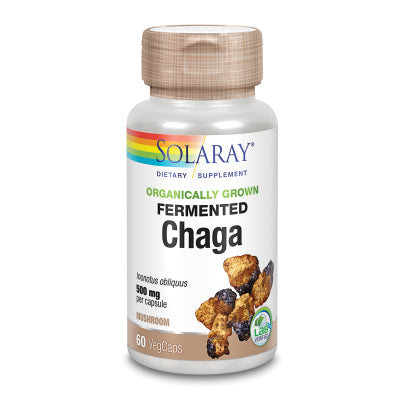 Organically Grown Fermented Chaga Mushroom 60 capsules