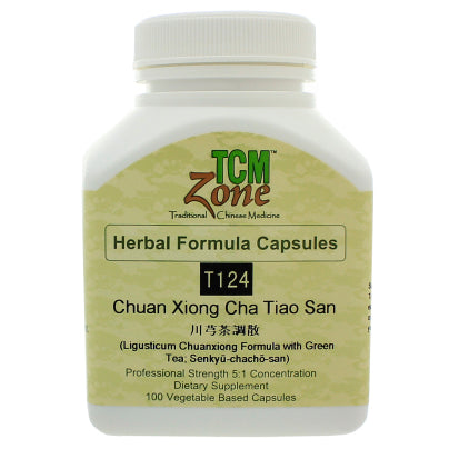 Ligusticum Chuanxiong w/Green Tea (T-124) 100 capsules