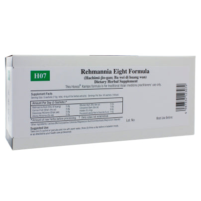 Rehmannia Eight Formula (H07) 1 Box