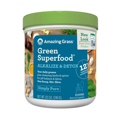 Alkalize Detox Green Superfood 8.5 Ounces