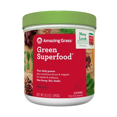 Berry Green SuperFood Powder 8.5 Ounces