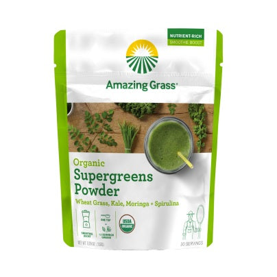 Organic SuperGreens Powder 5.29 Ounces