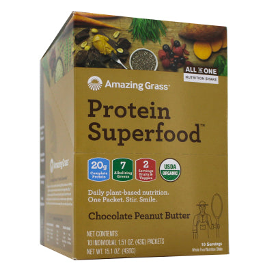 Protein SuperFood Peanut Butter Chocolate 10 Packets