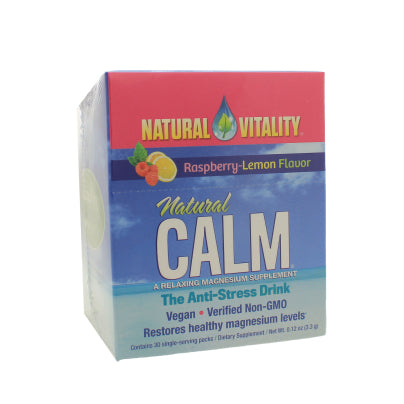 Natural Calm Raspberry/Lemon 30 packets