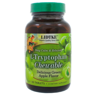 L-Tryptophan Chewable Green Apple 60 Chewables