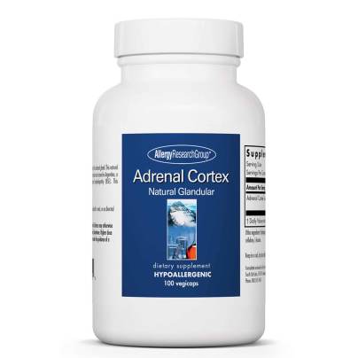 Adrenal Cortex Natural Glandular 100mg 100 capsules