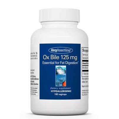 Ox Bile 125mg 180 capsules