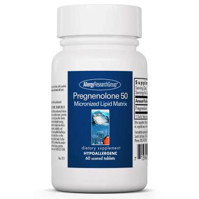 Pregnenolone 50mg Micronized Lipid Matrix 60 tablets