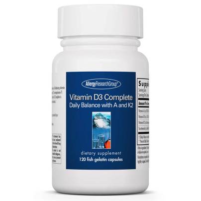 Vitamin D3 Complete w/ Vitamin A and K2 120 Softgels