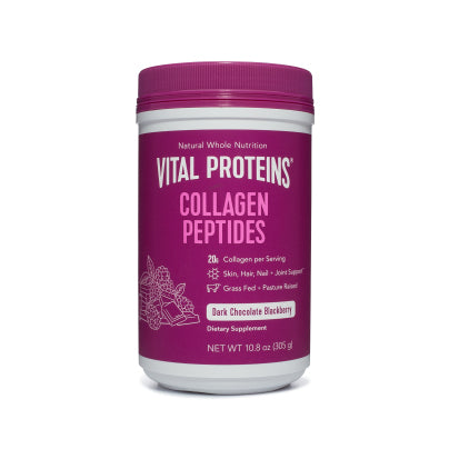 Collagen Peptides Powder - Dark Chocolate Blackberry 305 Grams
