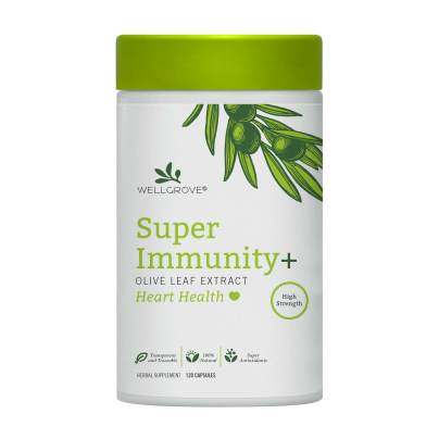 WellGrove Super Immunity + Heart Health Olive Leaf Extract 120 capsules