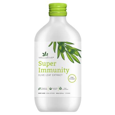 WellGrove Super Immunity Olive Leaf Extract - Berry 500 Milliliters