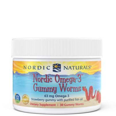Nordic Omega-3 Gummy Worms™ 30 gummies
