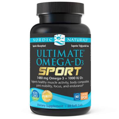 Ultimate Omega®-D3 Sport 60 Softgels