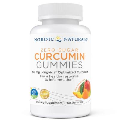 Zero Sugar Curcumin Gummies 60 Chewables