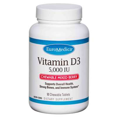 Vitamin D3 - 5,000 IU - Chewable Mixed Berry 90 Chewables