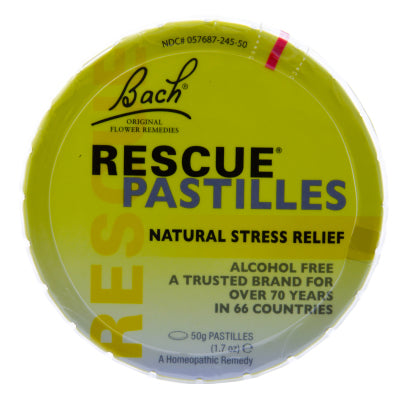 Rescue Pastilles Orange and Elderflower 50 Gram Pastilles