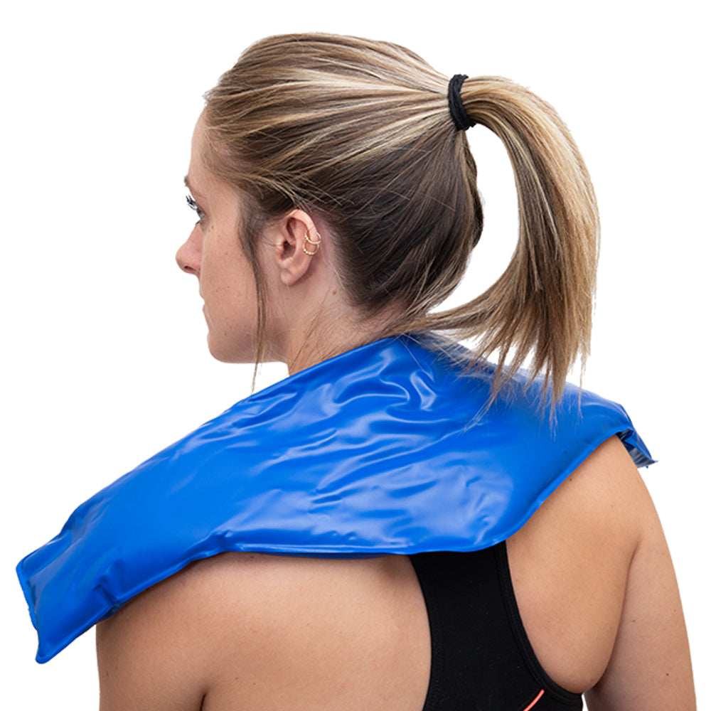 Body Med Cold Pack Neck Contour 23" Long Blue Vinyl 1 EA