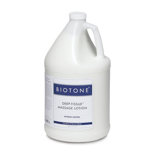 Biotone Deep-Tissue Massage Lotion Unscented Gallon Bottle 1 GA