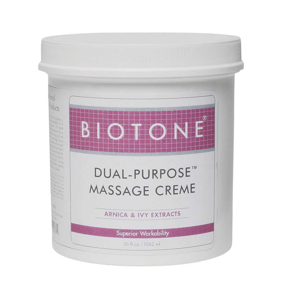 Biotone Dual-Purpose Massage Cream 36 Oz Jar Non-Greasy 1 JR