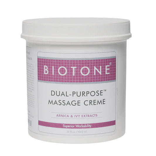 Biotone Dual-Purpose Massage Cream 36 Oz Jar Non-Greasy 1 JR