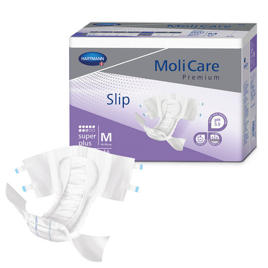 Molicare Premium Soft Super Breathable Absorbent Incontinence Briefs M 30/Bag 1 PK