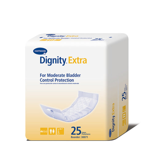 Dignity Extra Absorbent Inserts 4'' X 12'' 25/Bag 1 PK