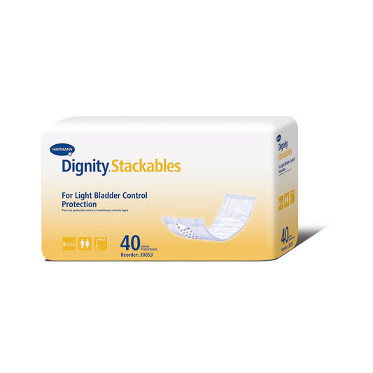 Dignity Stackables Long Barrier-Free Inserts 3.5" X 15" 40/Bag 1 PK