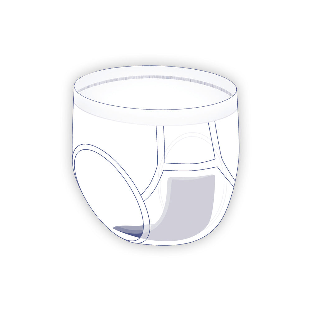 Sir Dignity Washable Brief W/ Built-In Protective Pouch M 1 EA