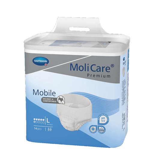 Molicare Premium Mobile 6d Disposable Protective Underwear Xl 14/Bag 1 PK