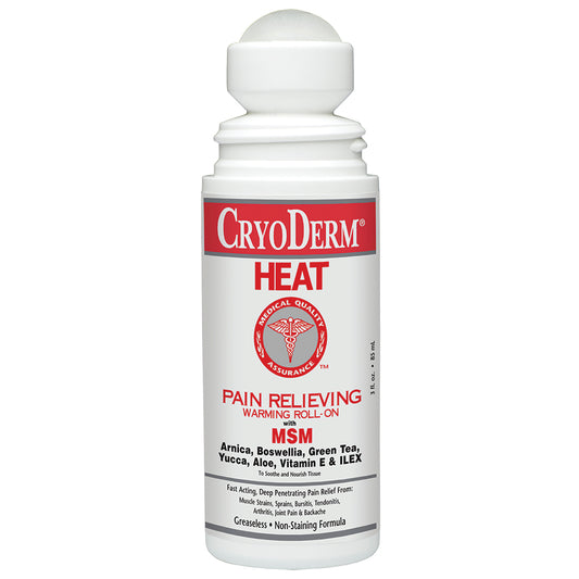Cryoderm Heat 3 Oz. Roll-On 1 EA