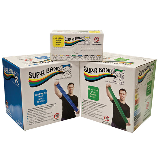 Cando Sup-R Band Twin-Pak No-Latex Green 100 Yard 1 EA