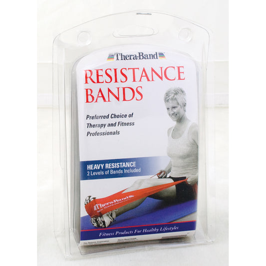 Thera-Band Exercise Band Refill Kit Heavy Includes (1) Each 5' Blue 5' Black 1 EA