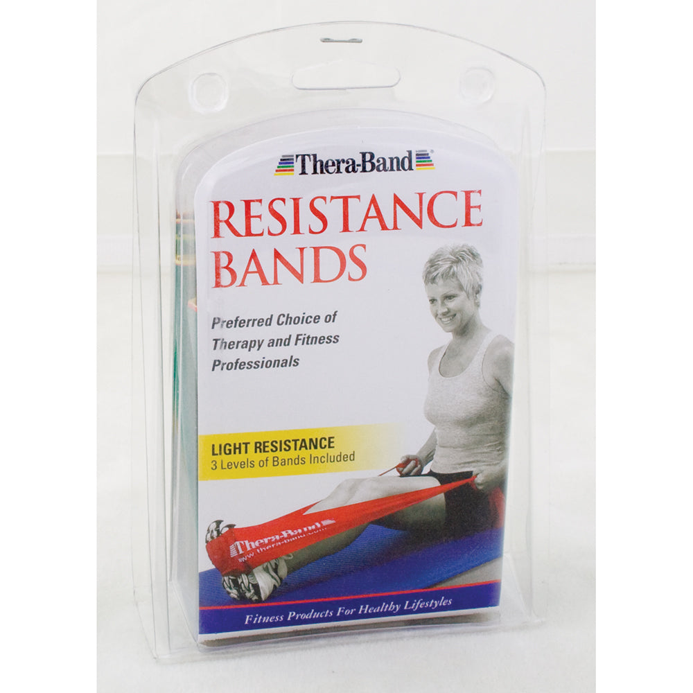 Thera-Band Exercise Band Refill Kit Light Includes (1) Each 5' Yellow 5' Red 5' Green 1 EA