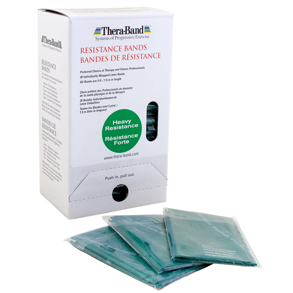 Thera-Band Dispenser Pack Green Heavy 30/Box 1 BX