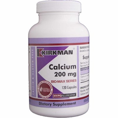 Calcium 200mg 120 capsules