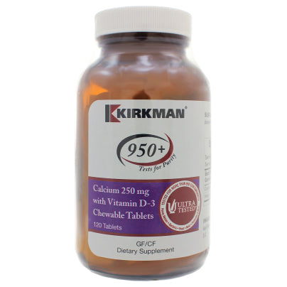 Calcium 250mg w/Vitamin D-3 Chewable 120 Chewables