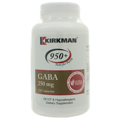 GABA 250mg - Hypoallergenic 150 capsules