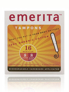 Organic Cotton Non-Applicator Tampons Multipack 32 capsules