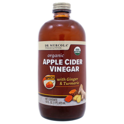 Organic Apple Cider Vinegar - Spicy 16 Ounces