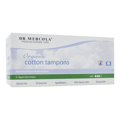 Organic Cotton Tampon Super 14 count