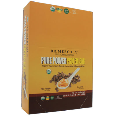 Pure Power Peanut Butter Bars 12 bars