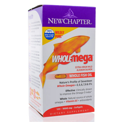 Wholemega Whole Fish Oil 120 Softgels