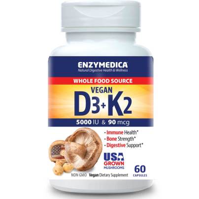 Vegan Vitamin D3+K2 60 capsules