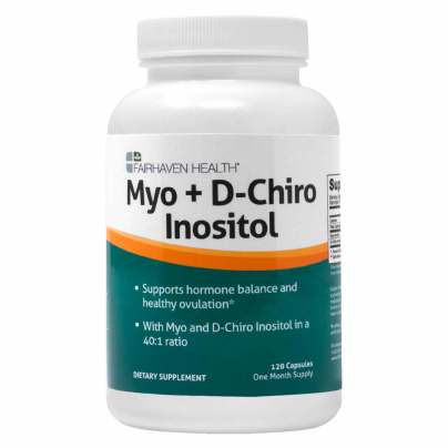 Myo + D-Chiro Inositol Supplement for Women 120 capsules