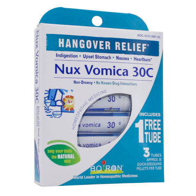 Nux Vomica 30C Bonus Care Pack 3 Pack