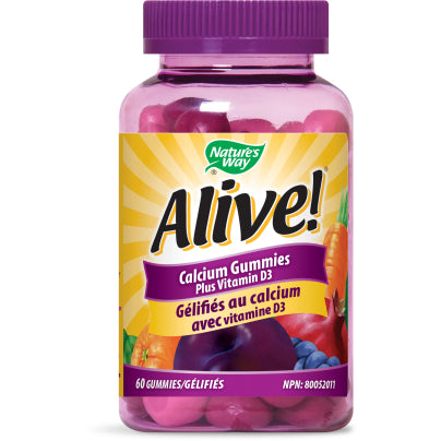 Alive Calcium Gummies 60 gummies